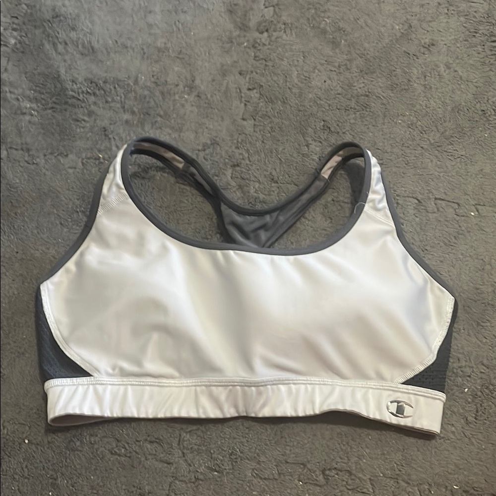 Champion White Sports Bra